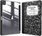 FINTIE Custodia per iPad Pro 12.9 (6a Generazione 2022) - [Built-in Pencil Holder] Antiurto Sottile Case Posteriore Trasparente Cover per iPad Pro 12.9 2021/2020/2018, Composition Book