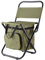 Lipeed Campinghocker mit Tasche Campingstuhl Hocker Klappstühle Tragbarer Campinghocker Rucksack Sitz mit Doppelschicht Kühltasche zum Wandern, Picknicken und Angeln