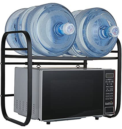 CGF- Extendable Microwave Oven Rack Microwave Shelf Stand Kitchen Storage Organiser Retractable Baker's Rack Kitchen Counter Organiser Printer Shelf