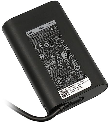 Dell Adaptateur Chargeur 45W USB-C Type-C HDCY5 T6V87 4RYWW P13YF 1J12J X2GC2 LA45NM150 HA45NM170 DA45NM170 LA45NM171 pour XPS Latitude Inspiron Vostro sans câble d'adaptateur Secteur de PART4YOU