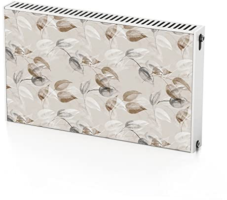 Coloray Magnetic Radiator Cover Self-Adhesive Magnet Protection 100x60 cm 39.4x23.6 inches - Bright colors leaves