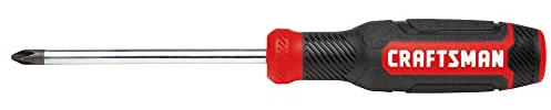 CRAFTSMAN Screwdriver, Phillips, Bi-Material, PH #2 X 4 Inch (CMHT65054N)