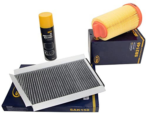 Filter Set Inspektion SCT Luftfilter + Innenraumfilter + Klimaanlagen Reiniger
