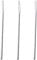 Pickle Fork, 8.6 Inches Long Handle Olive Forks, Round Handle Stainless Steel Salad Forks, 2-Tine Fork for Dessert Appetizer Cocktail Fruit and Vegetables, Set of 3, Silver