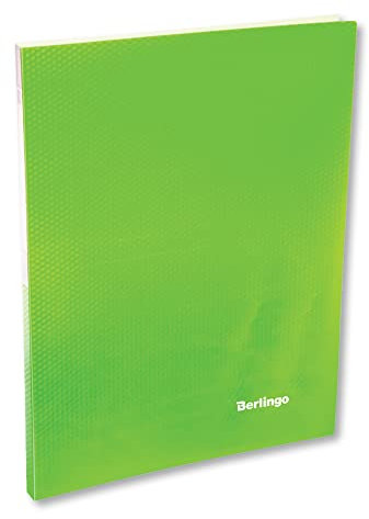 Berlingo Ordner, Klammer folder, 1 Stück, A4 Format, 17 mm, 100 Blatt, 700 Mikron, PP-Kunststoff, für das Büro, das Home Office oder die Schule und Uni, Serie Neon, grün