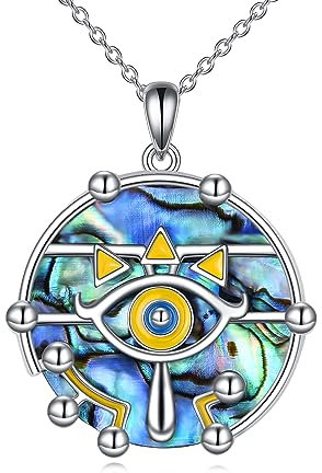 YFN Zelda Collier avec pendentif en argent sterling Légende de Zelda Bijoux Cadeaux pour hommes, femmes et garçons, Argent sterling