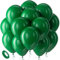 Kelfara Green Balloons Party Balloons 100Pcs 12 Inch Dark Green Latex Balloon for Birthday Weddings Engagement Anniversary Green Theme Party Decorations