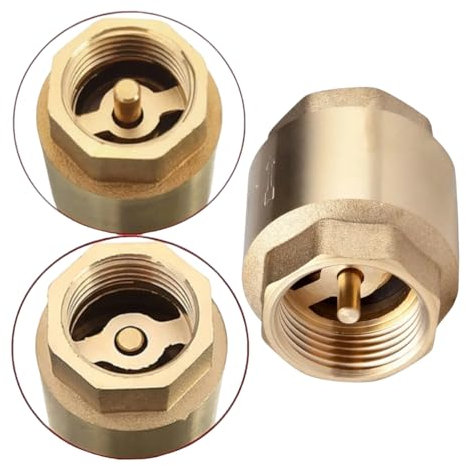 Premium Rückschlagventil ganz aus hochwertigem Messing robust rostfrei 1/2 - 3/4 - 1 - 1 1/4 - 1 1/2 - 2 (1 1/4 (5/4))