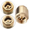 Premium Rückschlagventil ganz aus hochwertigem Messing robust rostfrei 1/2 - 3/4 - 1 - 1 1/4 - 1 1/2 - 2 (1 1/4 (5/4))
