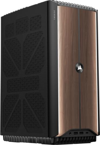 Corsair ONE i500 Gaming PC - Liquid Cooled Intel® Core™ i9 14900K CPU - Liquid Cooled NVIDIA® GeForce RTX™ 4080 Super GPU - 32GB Vengeance DDR5 Memory - 2TB M.2 SSD - Wood Dark