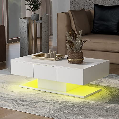 Wohnzimmer 2 Schubladen Tee 100x60x36 cm mehrere hochglanzige Sofas Schreibtisch Büro Wohnzimmer Moderne Teetisch mit weißen Schubladen Schubladen große Teetisch hochglanzige Sofa Tisch