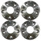 Spurverbreiterung 30MM 4PCS Spurverbreiterung Für Jeep Für Wrangler JL 2018+ Für JL1142 Splitter/Schwarz Auto Spurverbreiterung(Schwarz)