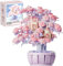 Cherry Bonsai Tree House Building Blocks Set, 547 PCS Micro Building Blocks Model Toy, Creative MOC Construction Blocks Set, Micro Bricks Not Compatible with Major Brands