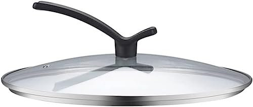Couvercle en verre trempé pour wok - 30 cm