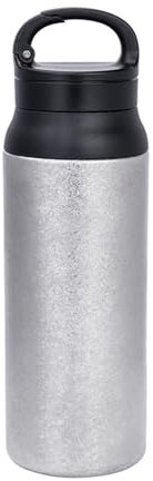 YIORYO Sport-Wasserflasche, Isolierflasche, Titan-Wasserflasche, auslaufsichere Sport-Wasserflasche, doppelwandige Isolierflasche for Kaffee, Tee und Getränke, 600 ml