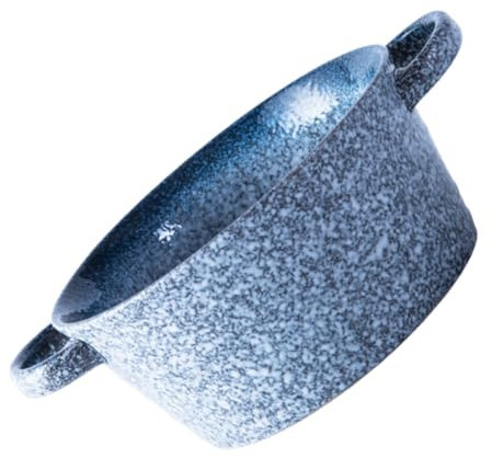 HOLIDYOYO Japanische Stil Keramik Schüssel Suppenschüssel Salatbehälter Lebensmittelbehälter Mit Griff Für Zuhause Und Restaurant