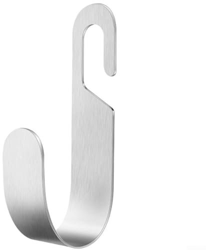 Ableholy Soporte para manguera de jardín, de acero inoxidable, ganchos en forma de U, 22 libras, organizador de cables al aire libre para almacenamiento de mangueras de riego