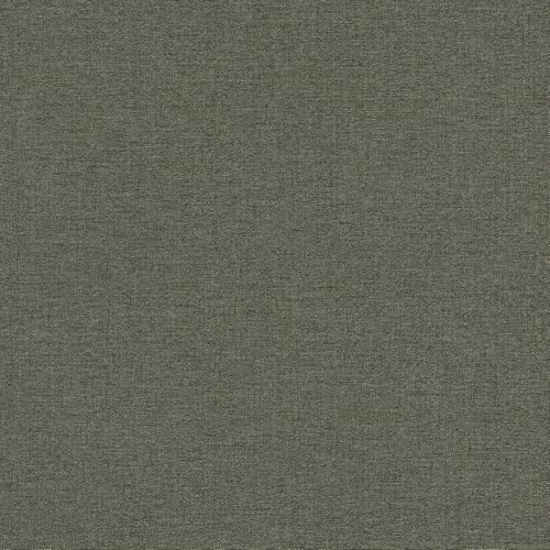 Erismann Linen Serenity Vinyl Textured Wallpaper Forest Green 10510-36 - Feature Wall Paper for Living Room Kitchen Bedroom Hallway Lounge
