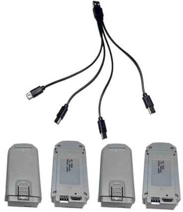 Compatible for V66 I1 PRO GT3 3.7V 1800mAh Battery | Universal lithium cell fits CZ06 D16 mini camera RC quadcopter replacement(4pcs Battery kit)
