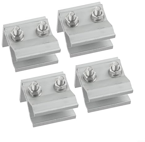 babominimer Lot de 4 supports de fixation de panneau solaire en acier inoxydable pour installation de maison de camping-car et bateau