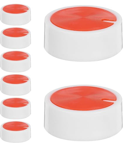 Toyvian Perilla De Encendido Y Apagado Del Calefactor Interruptor Giratorio De Control De Temperatura Perilla De Ajuste De Calor Repuesto Para Calefactor Eléctrico Juego De 8 Piezas