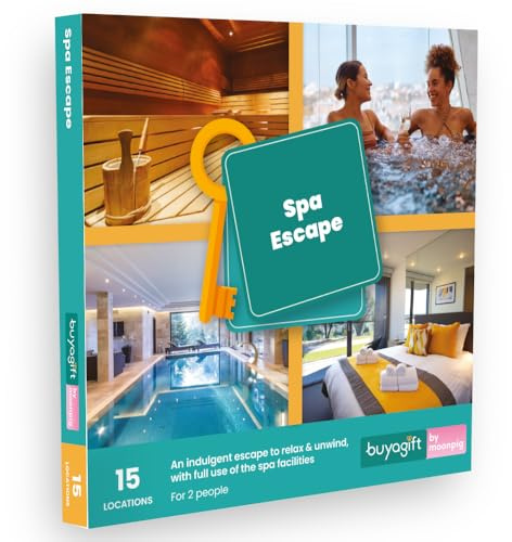 Buyagift Pause spa de nuit pour deux personnes avec accès au spa et petit déjeuner à travers le Royaume-Uni et l'Europe – Expérience cadeau gourmande pour une escapade