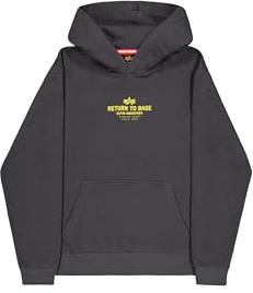 Alpha Industries Herren Return to Base Kapuzenpullover (1er Pack)