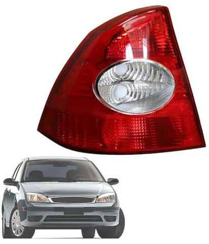 ZDDFCVB Car taillights, rear light for Ford Focus MK2 2005 2006 2007 2008 2009 batteries, brake light, taillight, rear light, rear car taillight complete sets, mounting, turn signal,B