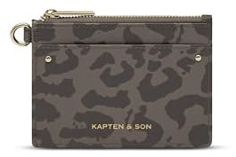 Kapten & Son Card Holder Leo Dark Brown Kreditkartenetui mit Münzfach
