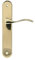 Amig - Set of 2 Brass Door Handles | Easy Installation with Screws Included | Ergonomic & Timeless Design | Durable Steel & Zamak Construction, Mattes Chrom, Metal