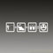 1A Style Sticker Fischer - Anglerset Aufkleber Fischer Bier Fun Rute