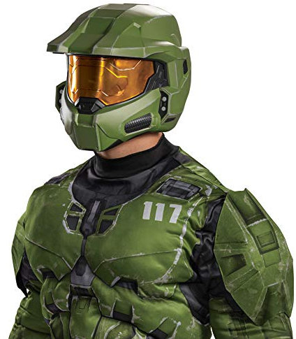 DISGUISE Offizielles Halo Master Chief Infinite Helm für Erwachsene, Kostüm Zubehör - Einheitsgröße