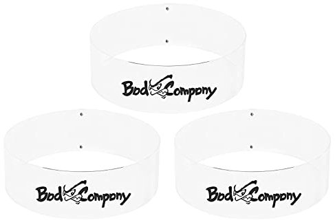 Bad Company Stapler für Gymnastikbälle ab 45 cm I transparente Stapelhilfe für Fitnessbälle I 3 Stück