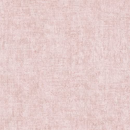 Carta da parati rosa antico, protezione da parete in tessuto non tessuto, decorazione da parete, per soggiorno, benessere, 10,05 m x 0,53 m, struttura rosa)
