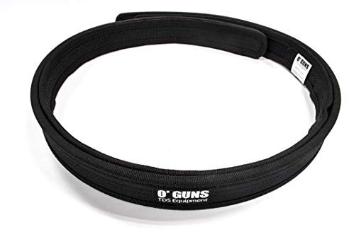 O'GUNS – Cinturón de cordura resistente para tiro dinámico deportivo IPSC negro, 120 cm