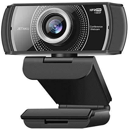 JETAKu Webcam with Microphone 1080P 60FPS, Privacy Cover Web Camera for Desktop, Autofocus, Dual Noise-Cancelling Mics Streaming Webcam for Gaming, Laptop/Mac/Zoom/YouTube/Video Calling/Office