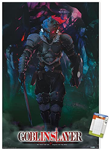 Trends International Goblin Slayer – Goblin Slayer Wandposter, 56,8 x 86,4 cm, Poster und Passepartout