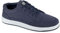 Dek Mens Navy Blue Casual Canvas Lace Up Skate Sneaker Pumps Trainers (Navy, Numeric_8)