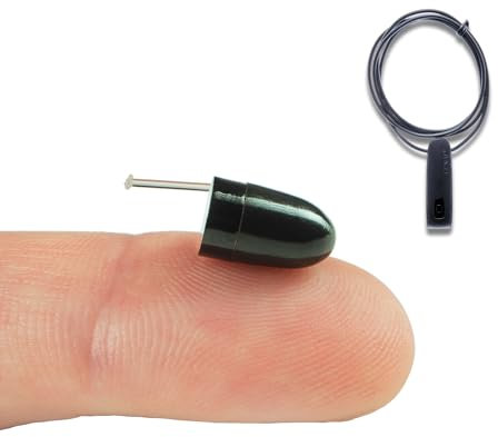 PingaOculto Auricolari Spia Bluetooth Esami Vip Pro Mini Invisibile Nascosto con Microfono - Micro Cuffie Invisibili Piccolo Orecchio (Auricolari Spia Vip Pro UltraMini Bluetooth Microfono Integrato)
