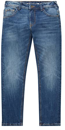 TOM TAILOR Jungen 1035984 Kinder John Skinny Relaxed Fit Jeans Mit Stretch, 10119 - Used Mid Stone Blue Denim, 152 EU