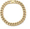 HSWYFCJY Kubanische Armband Herren Edelstahl Panzerarmband Herren Golden Hip Hop Armband für Männer Schmuck Breite 13mm,Länge 23cm