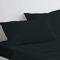 Pizuna Luxuriöser Soft-Satin 2er Pack Kissenbezug 70 x 90 cm Schwarz, 800 Fadenzahl Baumwolle Kissenbezüge, 100% Langstapel Baumwolle Kissenbezug (Schwarz, 70x90 cm)