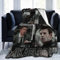 Kuschelige Plüsch-Elijah-Thow-Decke Mikaelson-Flanelldecke, Bettwäsche, warmes Fleece, weiche Decke für Sofa, Couch, Wohnzimmer, Büro, Auto, Camp, Stranddecken, 60x50