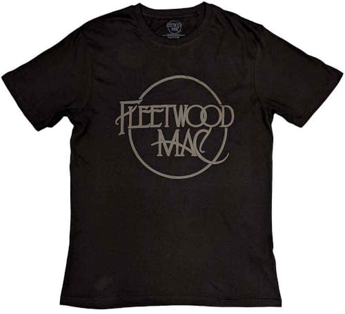 Fleetwood Mac T Shirt Hi Build Classic Logo Official Unisex Black