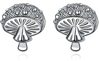 Pilz Ohrstecker Ohrringe 925 Sterling Silber Schmuck Gift for Women Sister Daughter