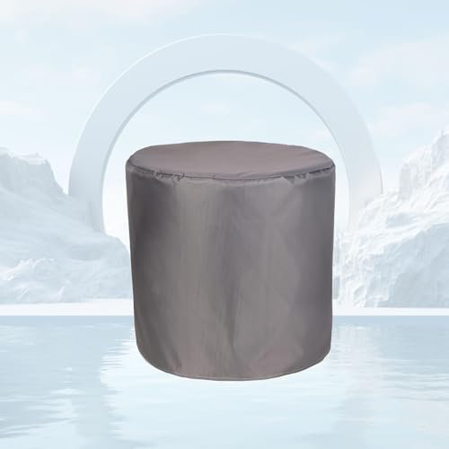 ATYUJKB 420D Housse de Meuble de Jardin Impermeable 140x100cm, Housse de Table de Jardin Ronde, Housse de Protection Mobilier Exterieur, Protection pour Tous Les Temps pour Salon Meubles