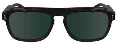 Calvin Klein Unisex CK24504S Sunglasses, 220 Havana Brown, 56