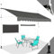 RELAX4LIFE Tenda da Sole a Morsetto per Balcone con Lungezza 1,5M/2M/2,5M/3M/3,5M/4M, Altezza Regolabile da 2M a 3M, Montaggio senza Forare, Manovella Manuale (3,5M, GRIGIO)
