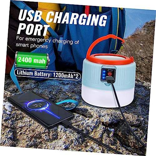 Toddmomy Solarzeltlicht Campinglaterne Usb Campingleuchten Mit Fernbedienung Campinglampen Wiederaufladbar Lagerlicht Campinglaterne Batteriebetrieben Die Glühbirne Draussen Abs