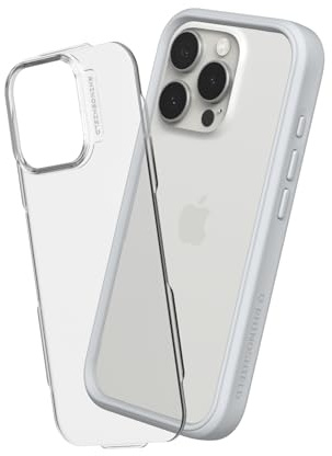 RhinoShield Mod NX Modulare Hülle für iPhone 16 Pro | Bumper-Case mit Backplate, modulares 2-Wege-Design, Fallschutz nach Militärstandard